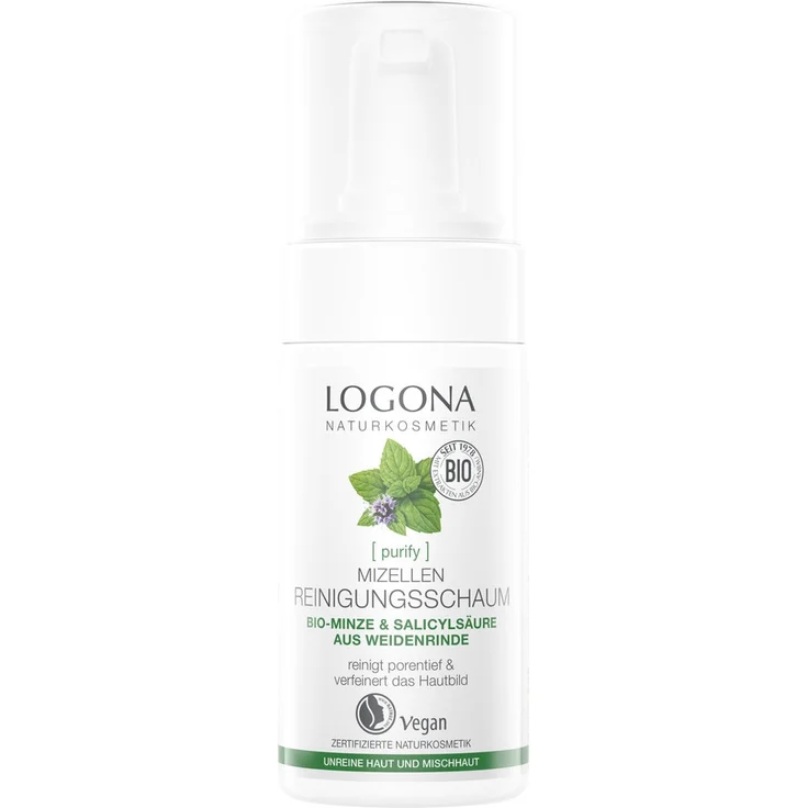 Logona Klärender Reinigungsschaum 100 ml, für Damen und Herren