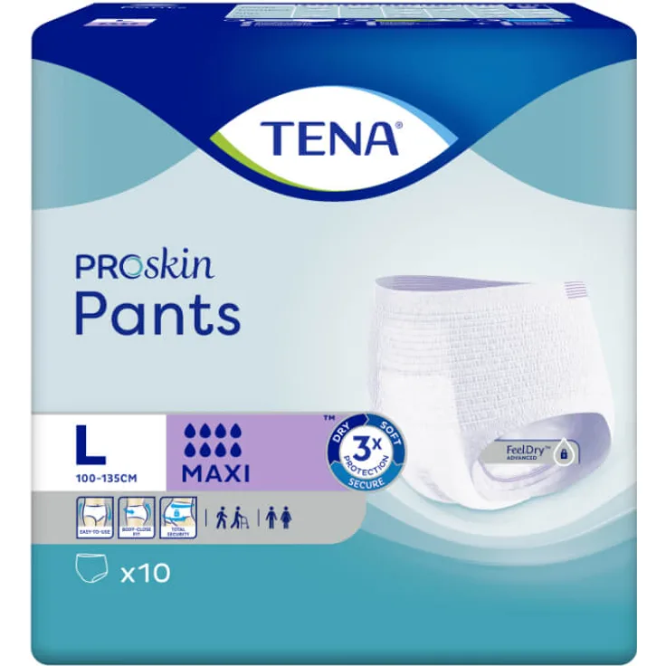 Tena Pants Maxi M Windelhosen für Erwachsene 10 Stück