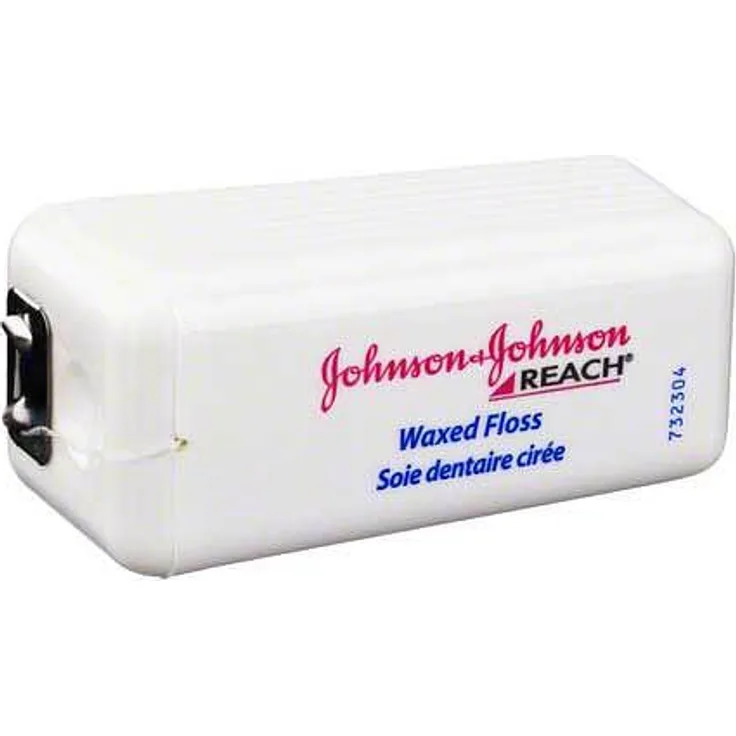 Johnson & Johnson Reach Zahnseide gewachst 200 m, hinterlässt keine Wachsrückstände an den Zähnen