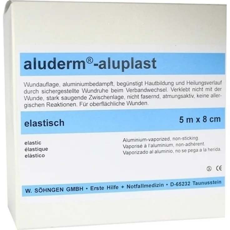 Söhngen Aluderm aluplast Wundverband Pflaster 8 cmx5 m elast. 1 St.