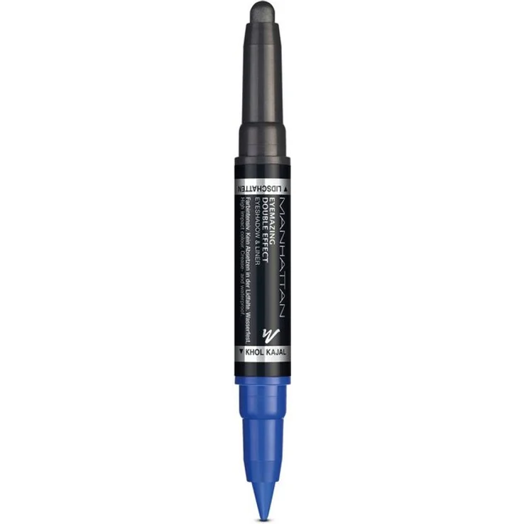 Manhattan Cosmetics Lidschatten Eyemazing Double Effect Eyeshadow & Line 1,6 g 004 Cobalt Storm