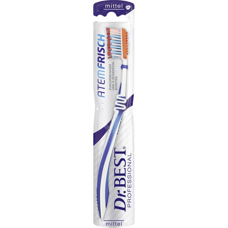 Dr. Best Perfect Fresh mittel, mit X-Borsten, Sanft zum Zahnfleisch, effektiv gegen Plaque