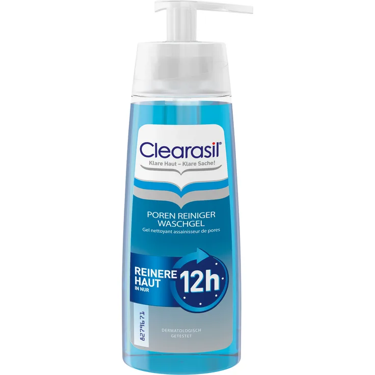 Clearasil Poren Reiniger Waschgel gesichtsreinigung Flasche 6Er Pack 200 ml, für Damen und Herren