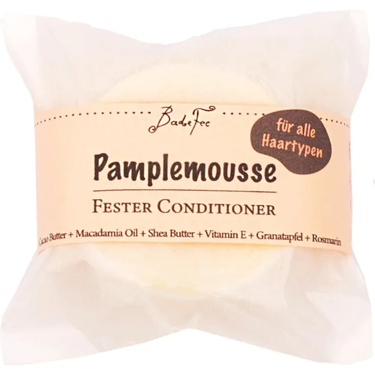 Badefee Fester Conditioner Pamplemousse 45G Für Alle Haartypen