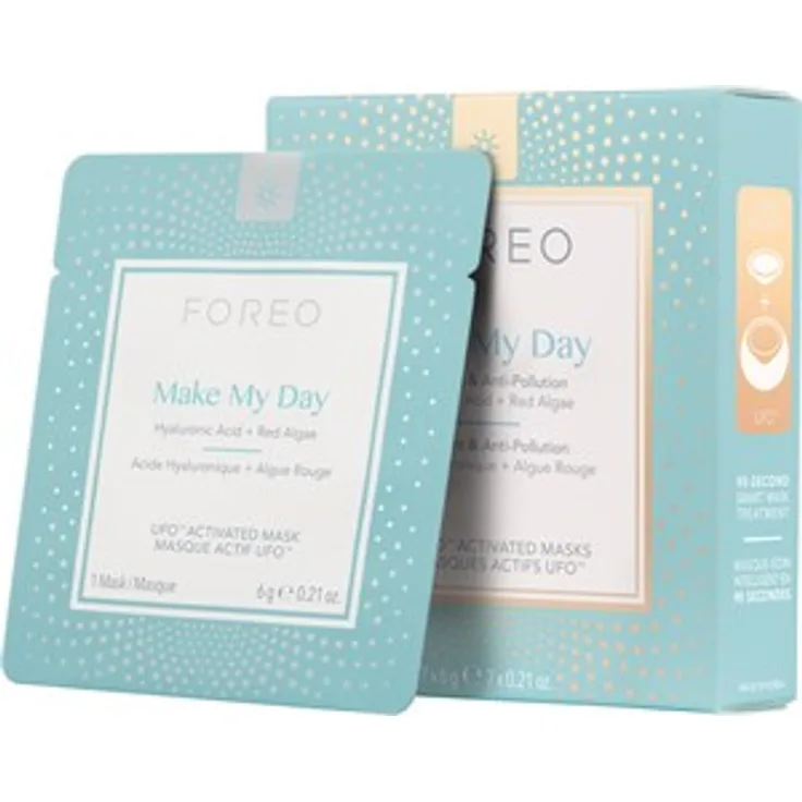 Foreo Gesichtspflege Reinigungsprodukte Ufo Activated Mask Make My Day 7 x 6 g