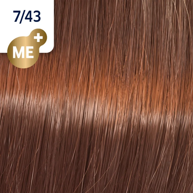 Wella Koleston Perfect Me+ 7/43 mittelblond rot gold 60 ml – Bild 2