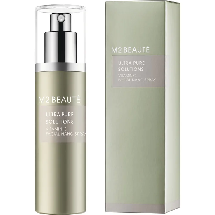 M2Beauté Ultra Pure Solutions Vitamin C Facial Nano Spray 75 ml, mit Anti-Aging Wirkung für eine straffe Haut