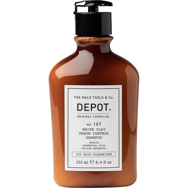 Depot 107 White Clay Sebum Control Shampoo 250 ml 