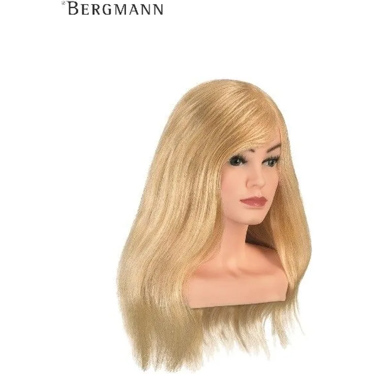 Bergmann Übungskopf Competition Plus lichtblond 100% natürliches Haar