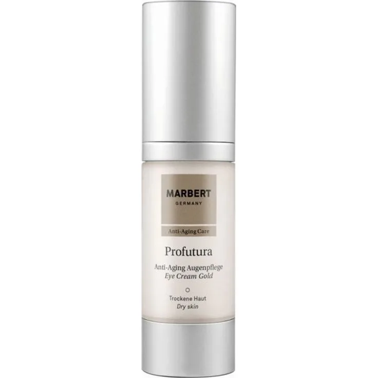 Marbert Profutura Eye Cream Gold Anti-Age 15 ml, für trockene bis sehr trockene Haut und Schwellungen