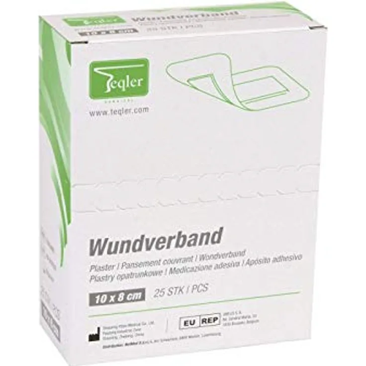 Teqler Wundverband, steril 10 x 8 cm