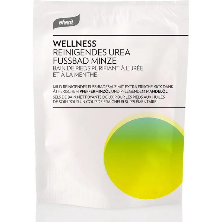 Efasit Wellness Reinigendes Urea Fußbad Minze 6 X 40 g