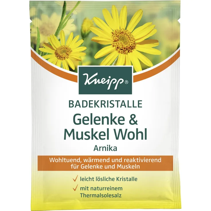 Kneipp Gelenke & Muskel-Wohl Badekristalle 60 g wärmende Wirkung reaktivierend