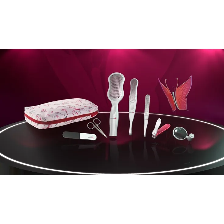 Genius - Maniküre-Set Pediküre-Set Beauty-Set weiß Valoo:me 7tlg. 11133