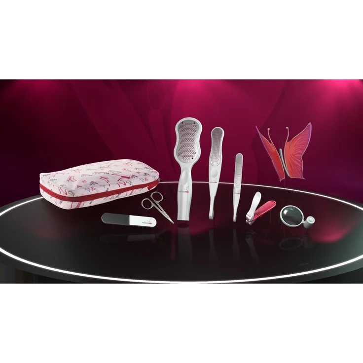 Genius - Maniküre-Set Pediküre-Set Beauty-Set weiß Valoo:me 7tlg. 11133