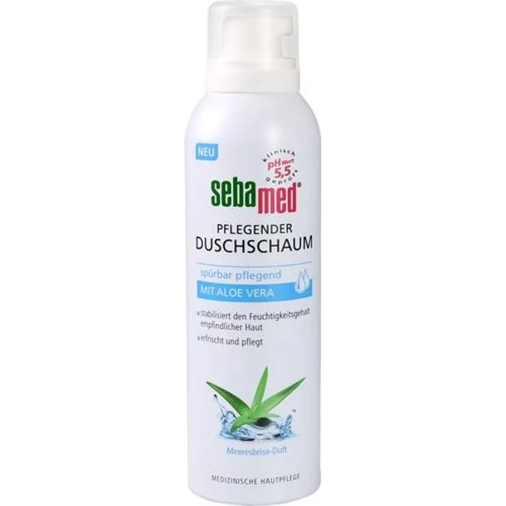 SEBAMED pflegender Duschschaum mit Aloe Vera 200 ml