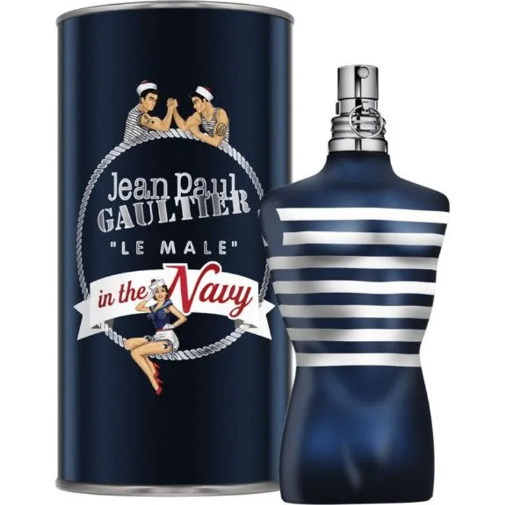Jean Paul Gaultier Le Mâle in the Navy Eau de Toilette (EdT) Herrenduft 125 ml