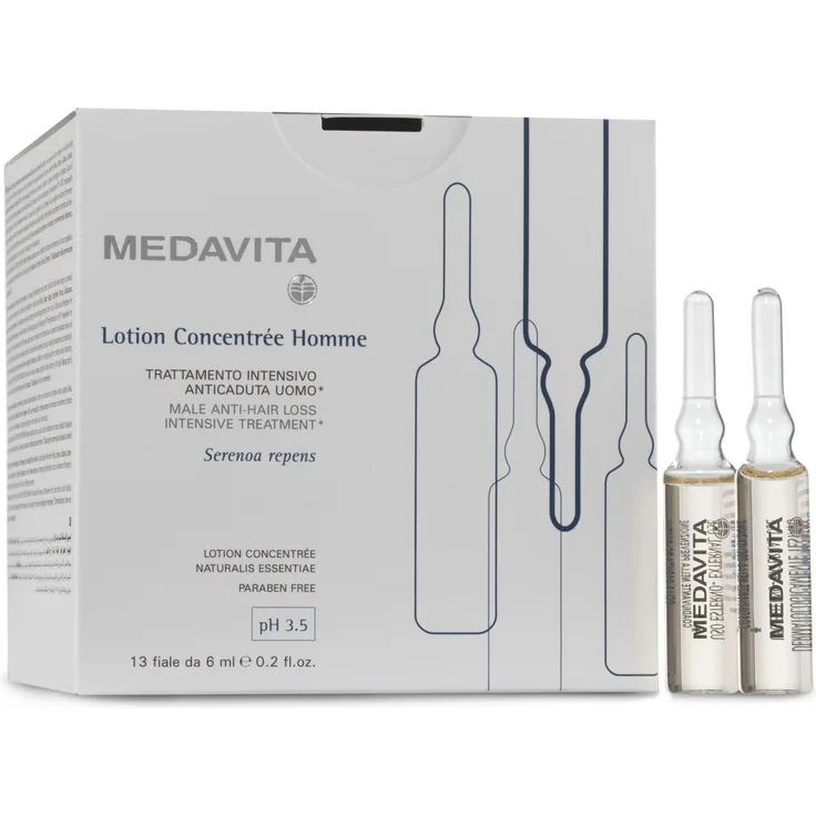 Medavita Lotion Concentrée Homme Male Anti-Hair Loss Intensive Treatment 13 x 6 ml Ampullen