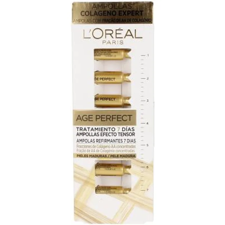L'Oréal Paris AGE PERFECT tratamiento 7 días ampollas efecto tensor x 7 Stück mit pflegender Wirkung