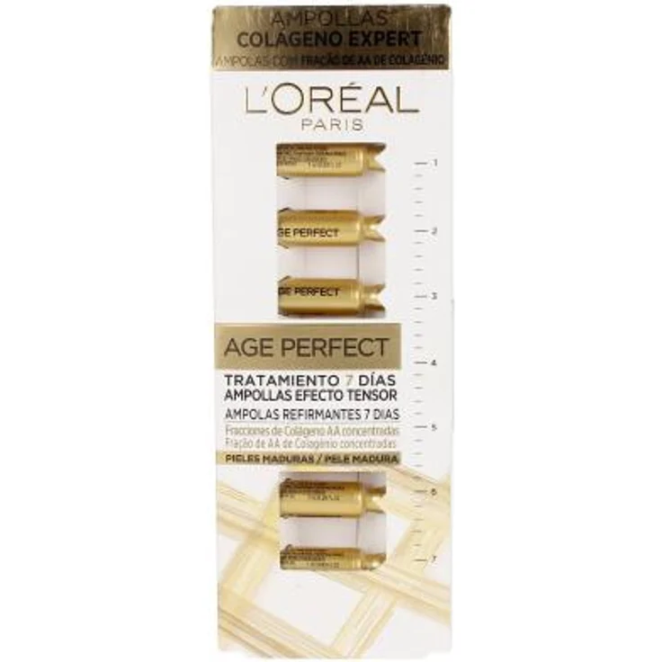 L'Oréal Paris AGE PERFECT tratamiento 7 días ampollas efecto tensor x 7 Stück mit pflegender Wirkung