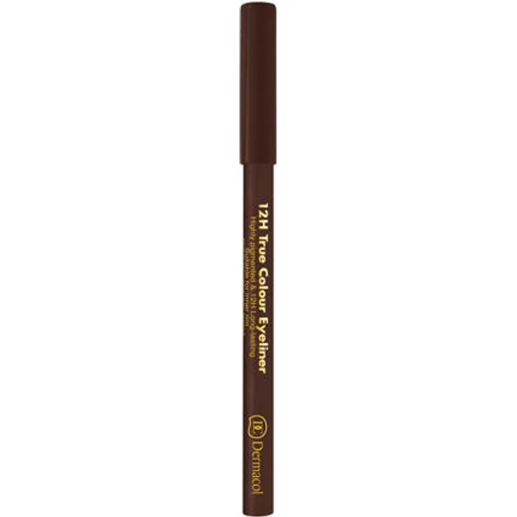 Dermacol 12H True Colour Langanhaltender Kajalstift 0,28 g Farbton 6 Dark Brown