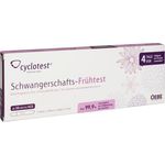 Cyclotest Schwangerschafts-Frühtest 10 mlU/ml Urin 1 Stück, schnell, unkompliziert und zuverlässig