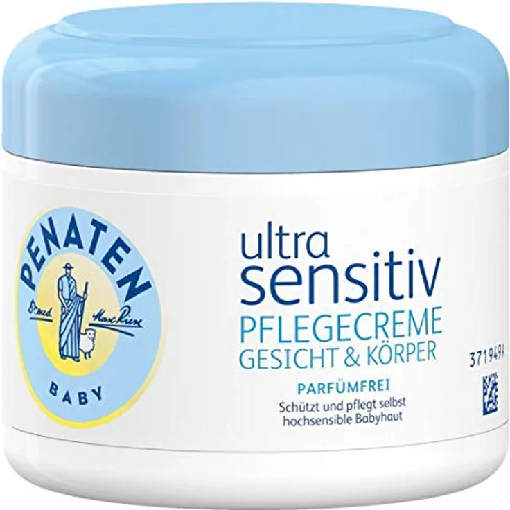 Penaten Ultra Sensitiv Pflegecreme Gesicht und Körper Parfümfrei 100 ml 