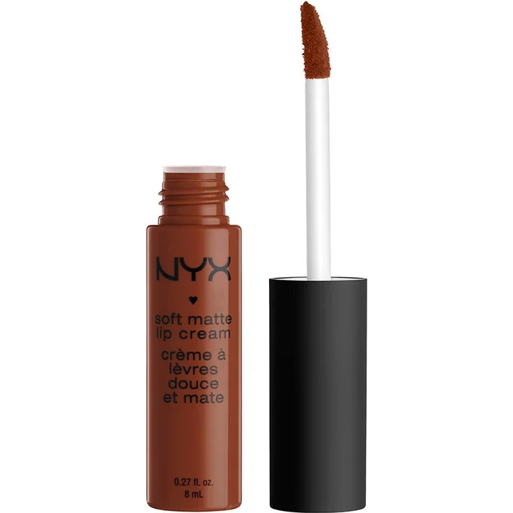 Nyx Professional Makeup Soft Matte Lip Cream, Cremiges Und Mattes Finish, Hochpigmentiert, Langanhaltend, Vegane Formel, Farbton: Berlin 8 ml – Bild 1