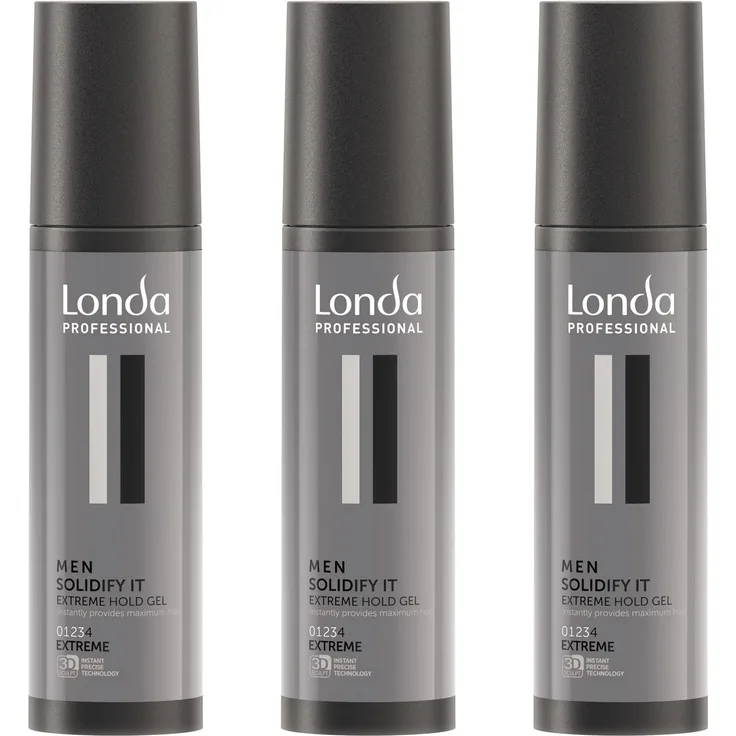 Londa Men Solidify It Gel 3 x 100 ml