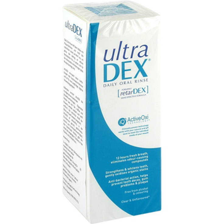 Ultradent Mundspülung antibakteriell 500 ml, hilft beim Abbau von Plaque-Biofilmen 