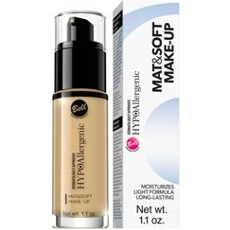 Bell Hypoallergenic Mat & Soft Make-Up Fluid 03 Sunny Beige 30 g