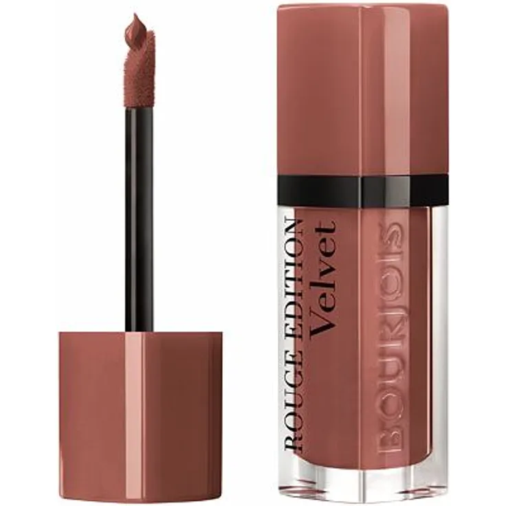 Bourjois Paris Rouge Edition Velvet Langanhaltender matter Lippenstift 7,7 ml Farbton 29 Nude York