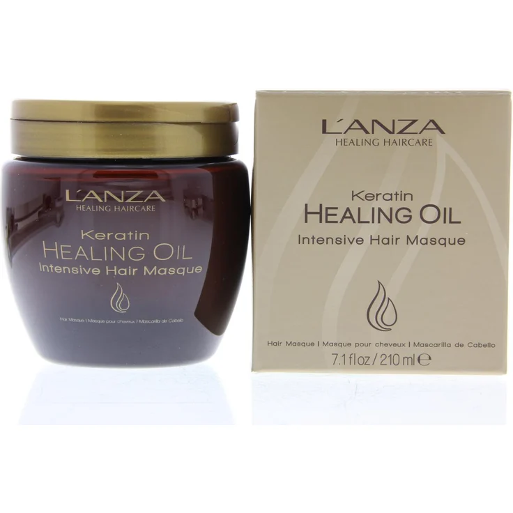 L'anza Healing Keratin Oil Intensiv Hair Masque 210ml [7.1 floz] – Bild 1