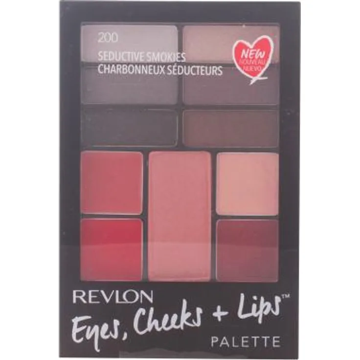 Revlon Eyes, Cheeks + Lips Palette - 200 Seductive Smokies 11 g