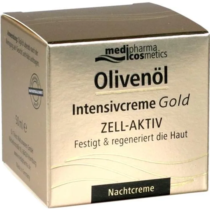 Dr. Theiss Olivenöl Intensivcreme gold Zell-Aktiv Nachtcreme 50 ml