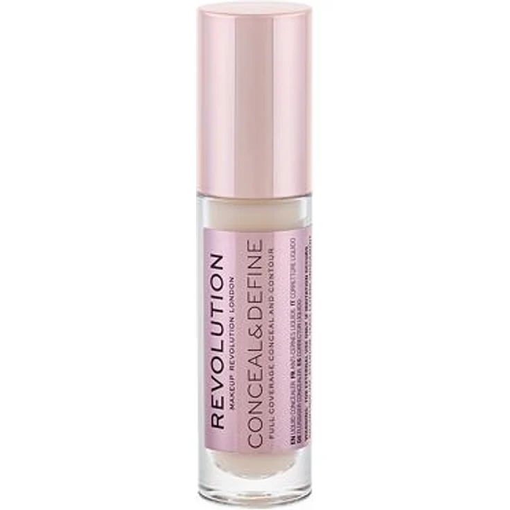 Makeup Revolution London Conceal & Define Concealer mit hoher Deckkraft 4 g Farbton C1 – Bild 1