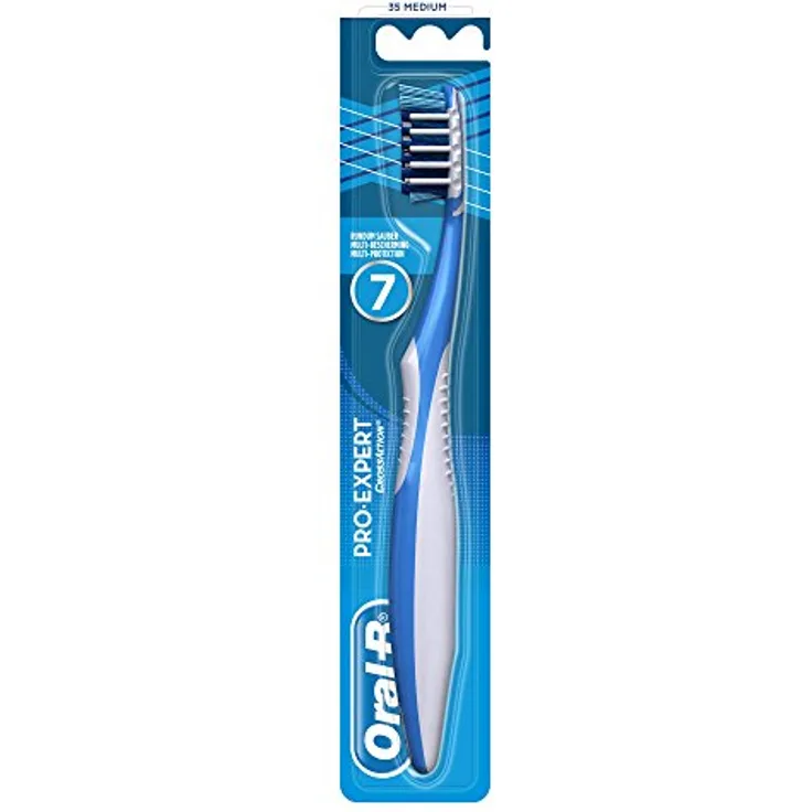 Oral-B Pro Expert CrossAction All Around 35 mittel 6er-Pack, mit PowerTip-Borsten, Sanft zum Zahnfleisch