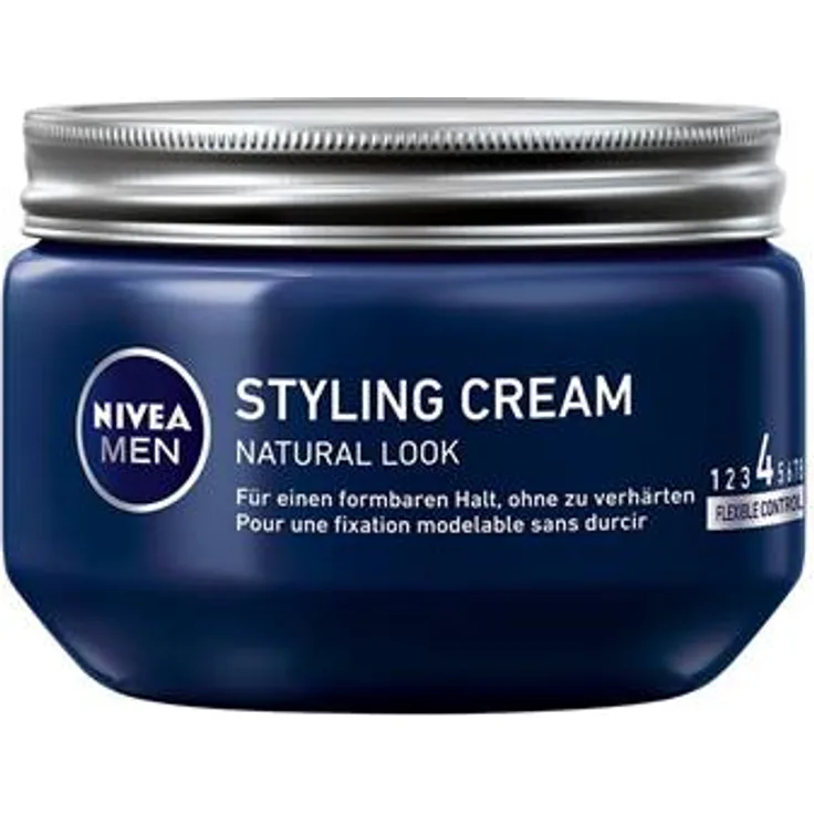 NIVEA MEN Styling Cream im 1er Pack (1 x 150ml), Haarcreme für formbaren Halt ohne zu verhärten, flexibles Haargel für einen Natural Look