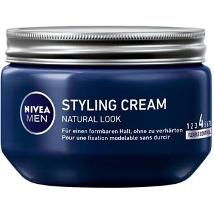 NIVEA MEN Styling Cream im 1er Pack (1 x 150ml), Haarcreme für formbaren Halt ohne zu verhärten, flexibles Haargel für einen Natural Look – Bild 1