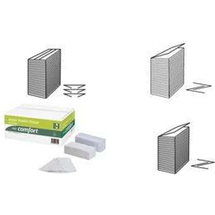 Wepa satino by wepa Handtuchpapier Comfort, 250 x 330 mm 3072 Tücher