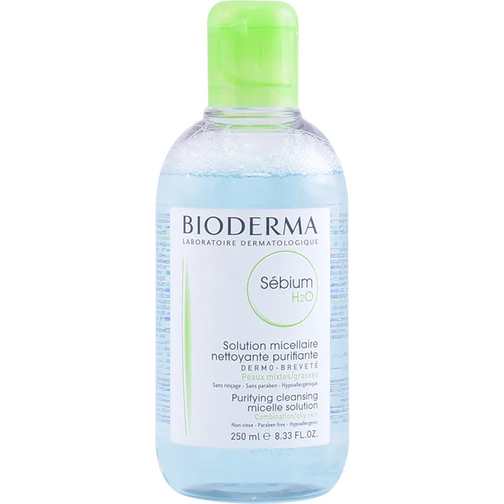Bioderma Sebium H2O Solution Micellaire Nettoyante Purifiante 250 ml, für Damen und Herren