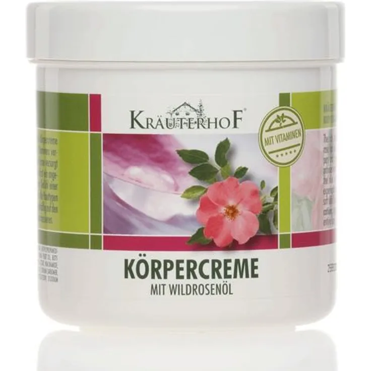 Kräuterhof Körpercreme mit Wildrosenöl 250 ml 