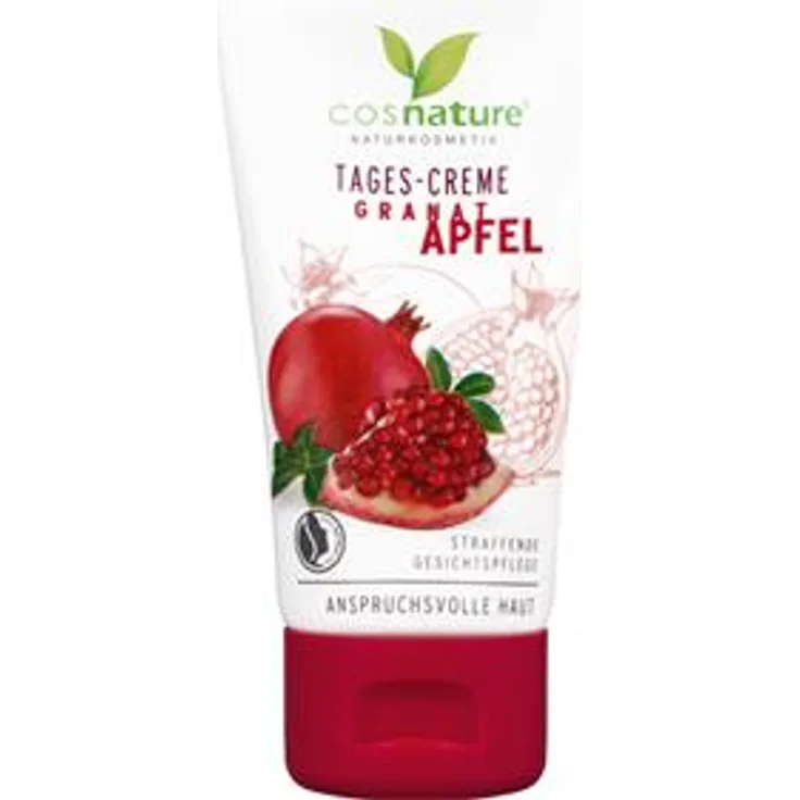 Cosnature Pflege Gesichtspflege TAgescreme granatapfel 50 ml Tagespflege für Damen und Herren