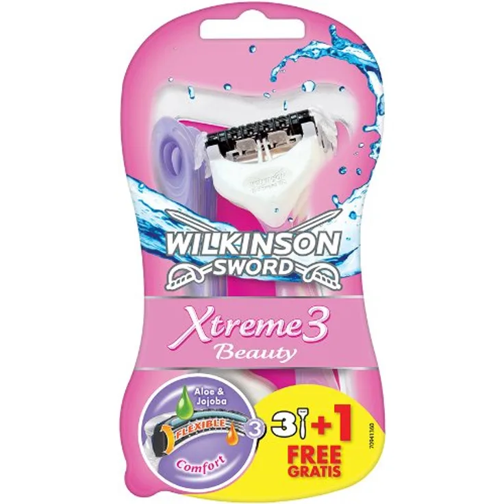 Wilkinson Sword Xtreme 3 Beauty Einwegrasierer für Damen 4 Stück
