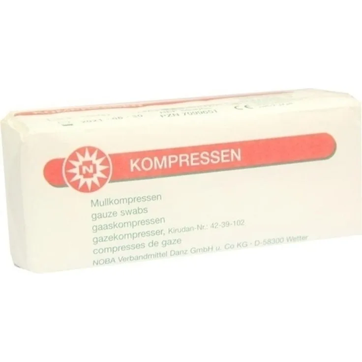 Nobamed Mullkompressen 5x5 cm unsteril 8fach 100 St.