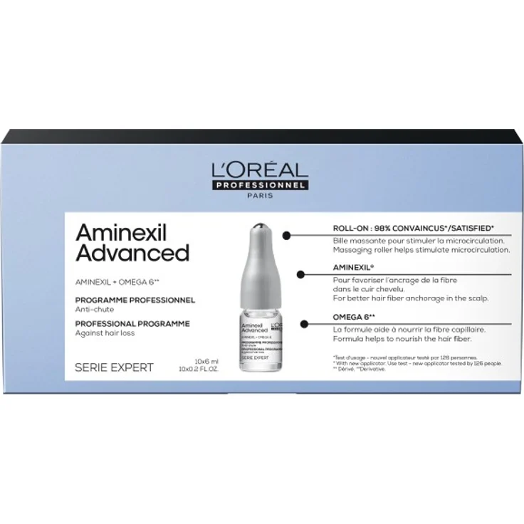 L'Oreal Professionnel Serie Expert Aminexil Advanced Roll-On 10 x 6 ml Neu – Bild 1