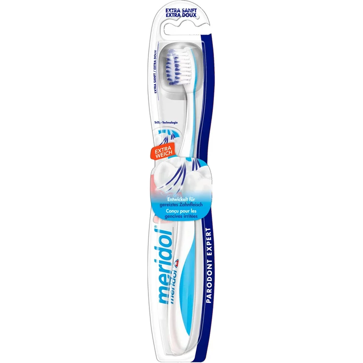 meridol Parodont Expert Zahnbürste Extra Sanft, 1 Stück 