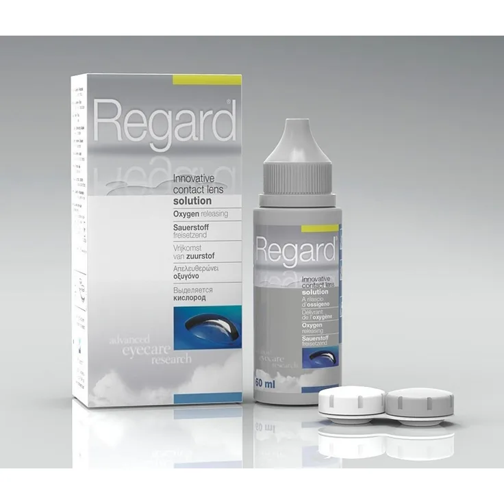 Regard Multicaresystem Reiseset 60ml All-in-One-Lösung zur Reinigung, Desinfektion & Aufbewahrung