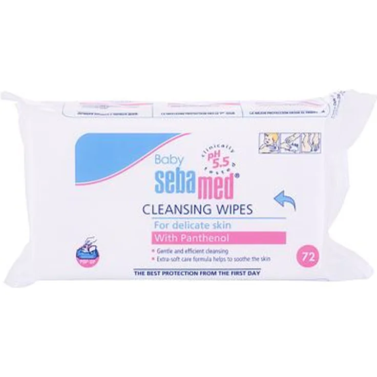 Sebamed Baby Cleansing Wipes Reinigungstücher Für Alle Hauttypen 72 St.