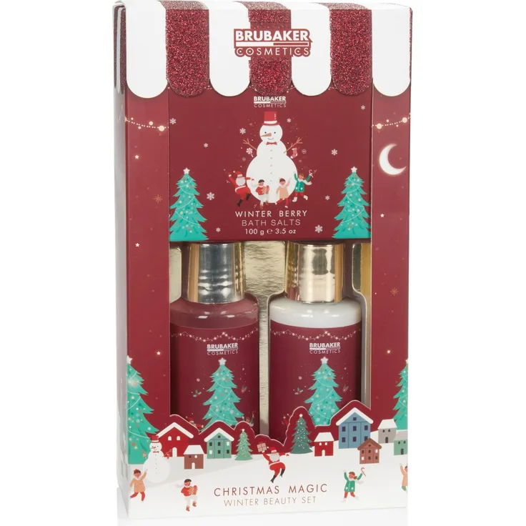 3-tlg. Weihnachts Beauty Set - Winter Berry Duft - in weihnachtlicher Verpackung